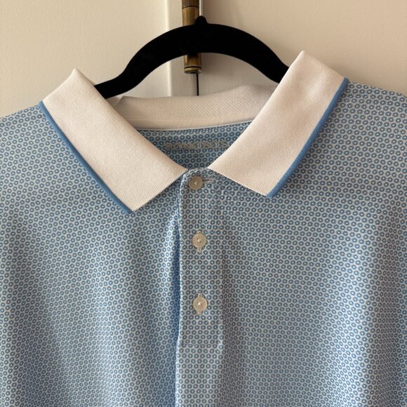 Bonobos Standard Fit Performance Fabric Blue Golf Polo XXL - Picture 2 of 4